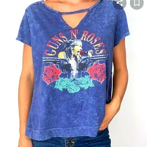 Guns N' Roses Loose Fit Distressed Tee